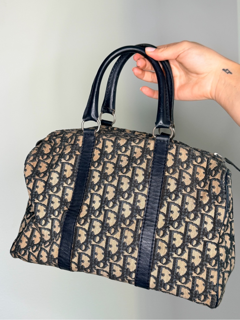 Vintage Christian Dior Trotter Boston Bag 30